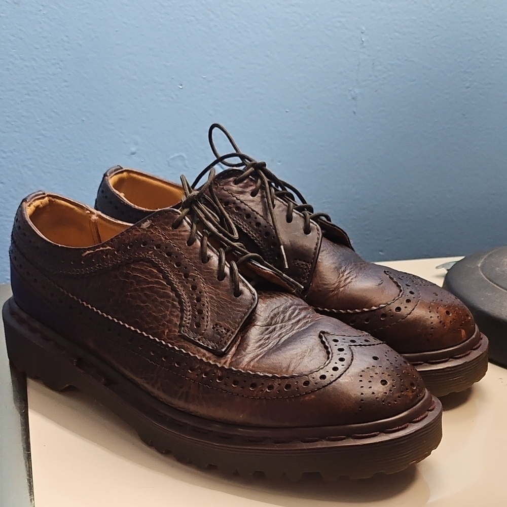 Dr. Martens Wingtip Brogue Shoes.